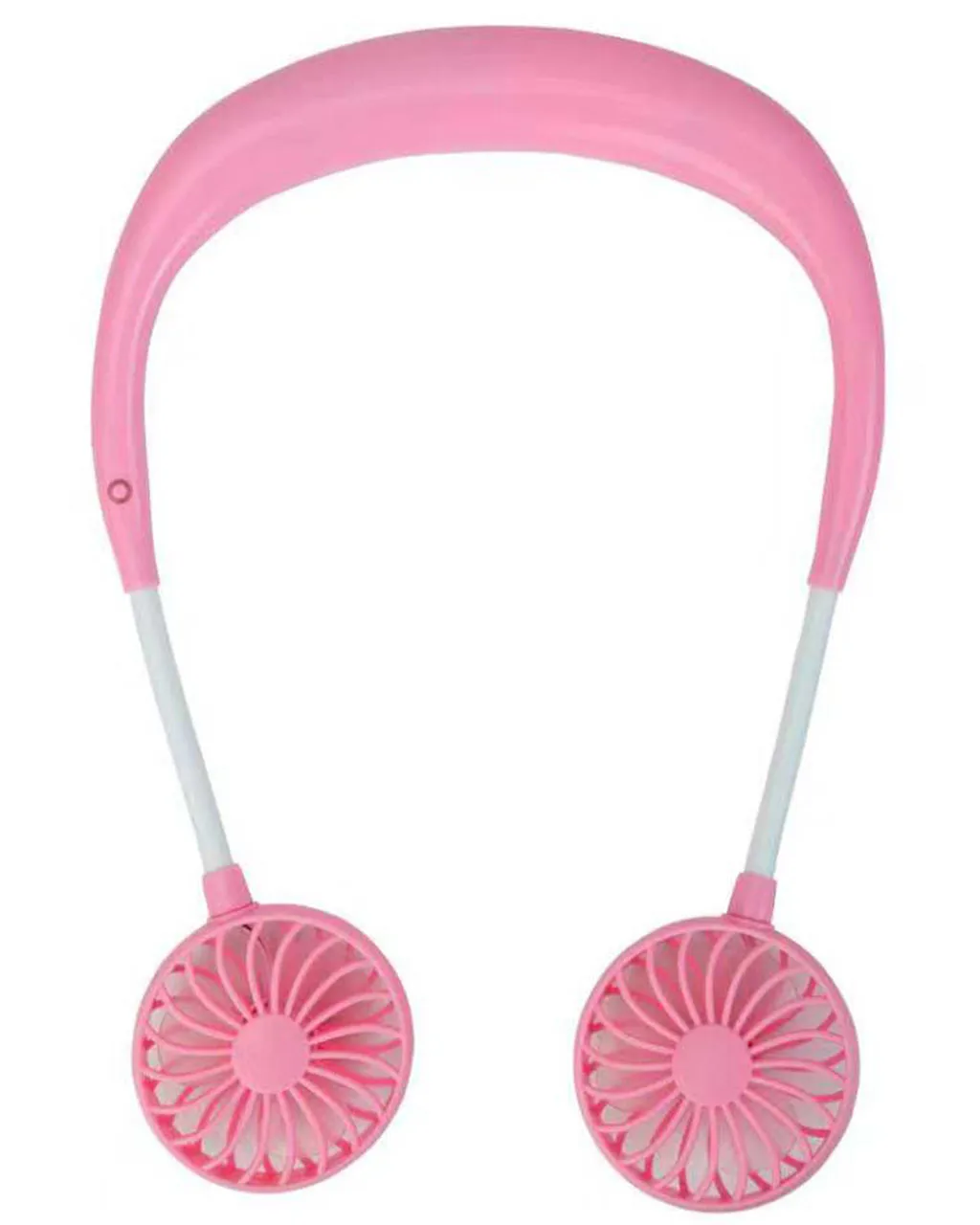 Дешево Carprie мини портативный вентилятор  font  b USB  b   font  1200 мАч перезаряжаемый шейный ремень ленивый шейный подвесной стиль двойные Охлаждающие вентиляторы гад...