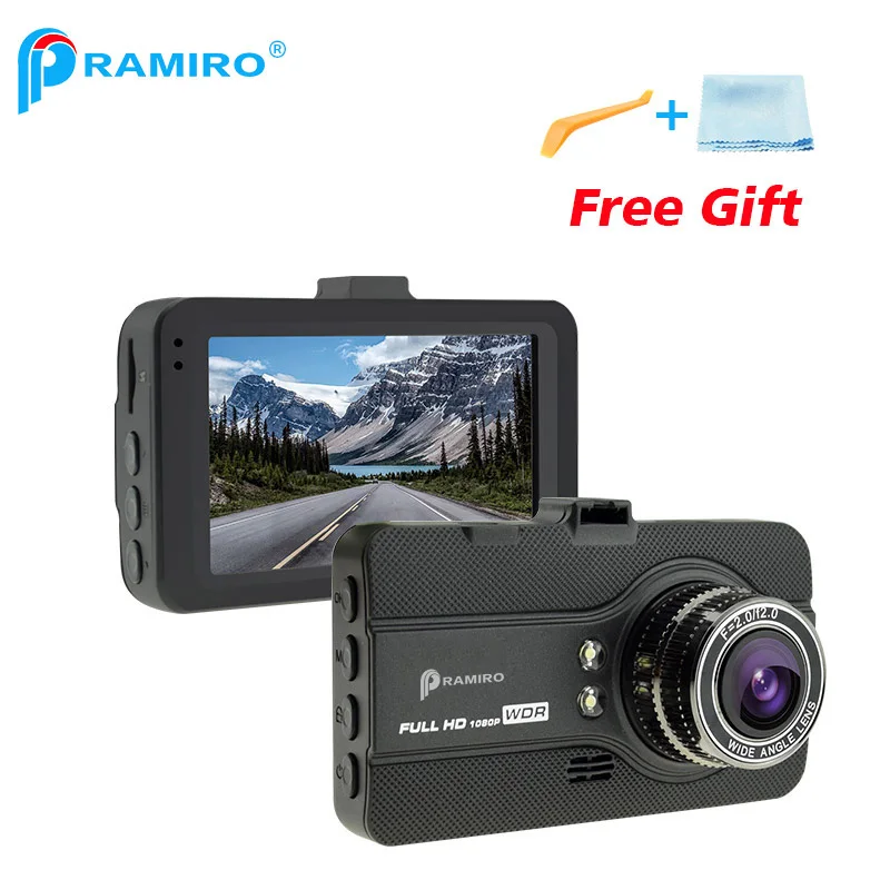 Pramiro 3 &quotДисплей Ночное видение FHD 1080 P 170 градусов t628 автомобиля Камера WDR Функция