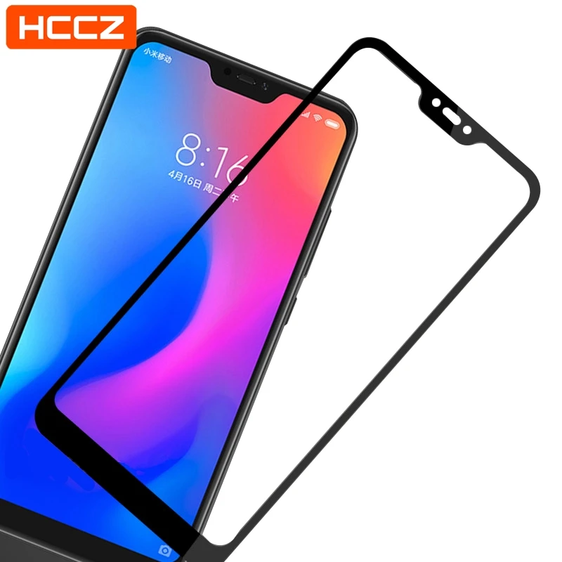 

For Xiaomi Mi A2 Lite Play 6X Protective glass Full Cover Screen Protector Redmi Note 7 6 Pro 6A S2 Pocophone F1 Tempered glass