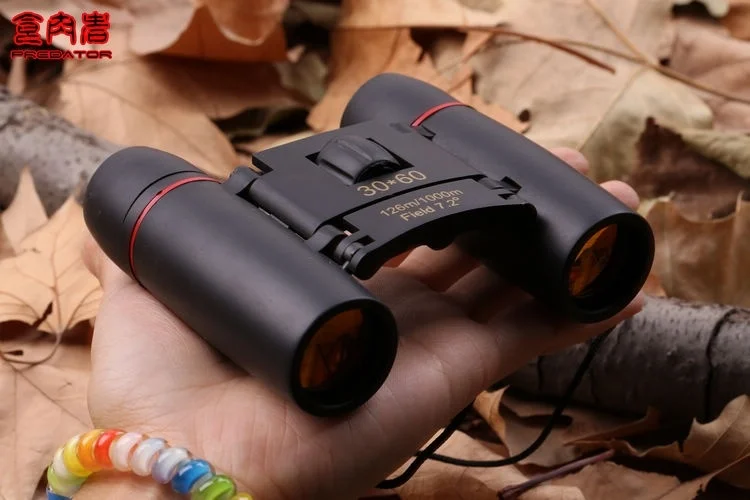 

Zoom Telescope 30x60 Folding Binoculars with Low Light Night Vision for outdoor bird watching travelling hunting camping