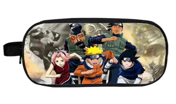 

Comic NARUTO Uchiha Sasuke Pencil Holder Kids Gift Bag Children Case Boys Girls School Cases Purse Wallet Gift