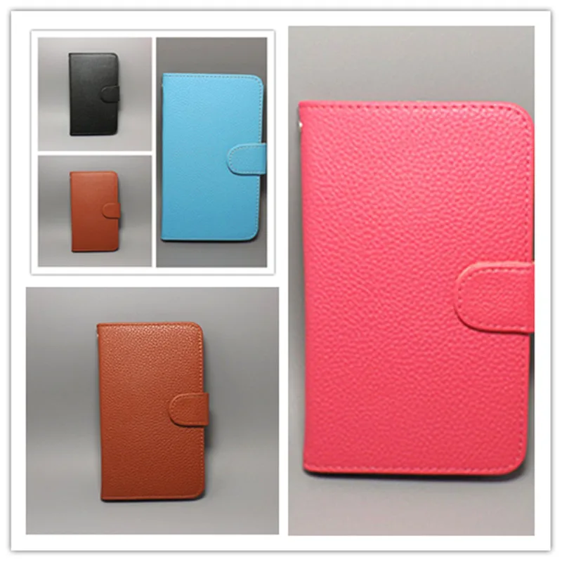 

7 colorsFor Samsung Galaxy Ace La Fleur Lichi Texture Leather Case Pouch Flip case Free Shipping