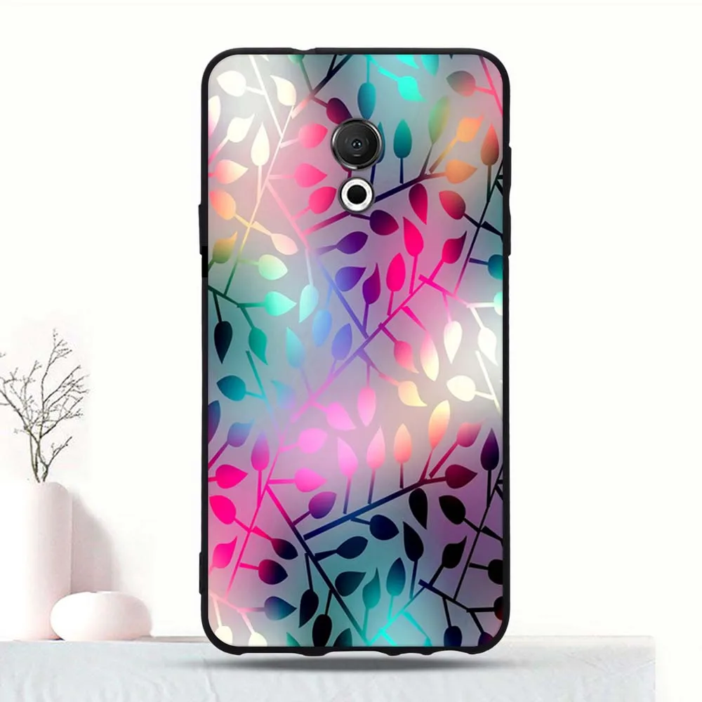 Case For Meizu 15 Lite Silicone Pattern Printed Case For Meizu M15 TPU Back Protective Cover For Meizu 15 Lite Case 5.46" Coque 