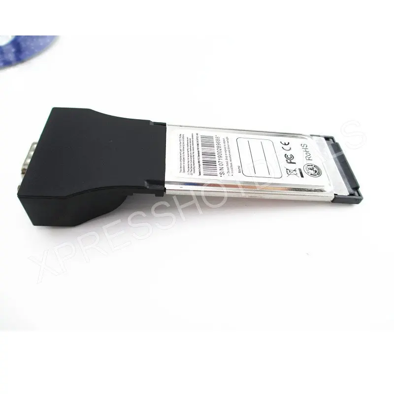 Express Card 34 мм к RS232 последовательный порт адаптер ExpressCard ноутбук