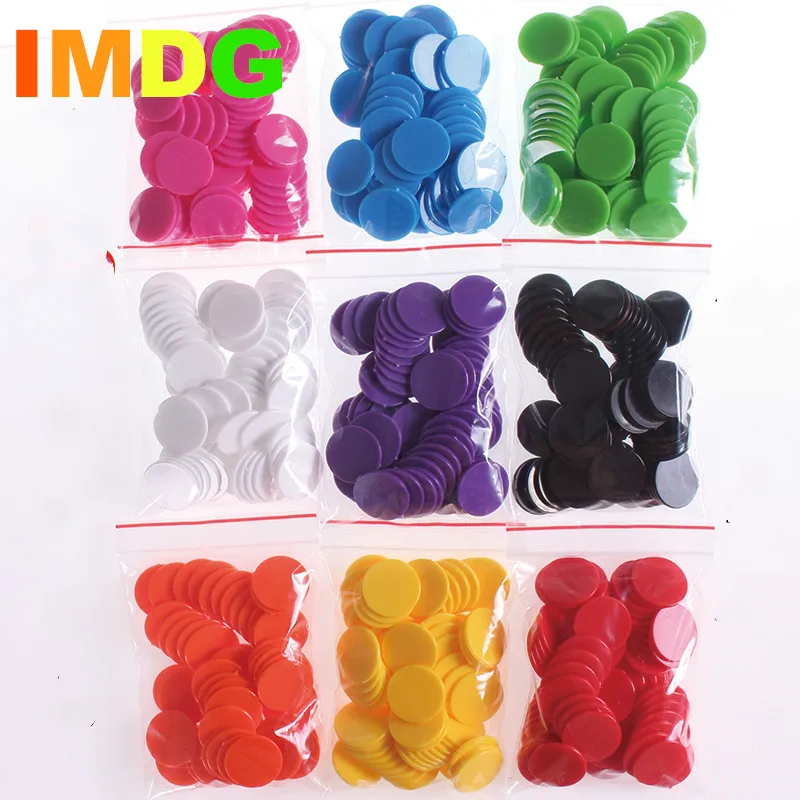 Foreign-Trade-New-Products-100PCS-Blank-Cheap-Poker-Chips-Plastic-Poker-Chips-Set-25mm (6)