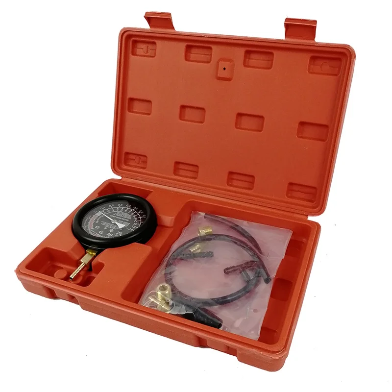VicTsing Fuel Pump & Vacuum Tester Carburetor Valve Pressure Tester Gauge Kit Car Truck Diagnostic Tool 10PSI                    (6)