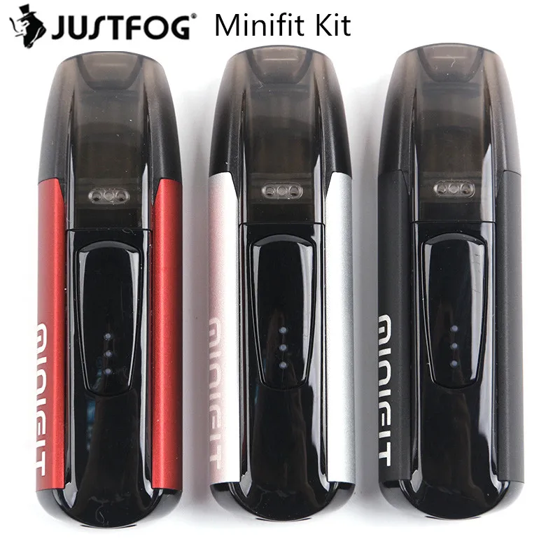 3 шт. оригинальный JUSTFOG Minifit комплект 370 мАч батарея Встроенный Minifit Pod Комплект 1,5 мл емкость бака Micro usb зарядка Vape ручка комплект