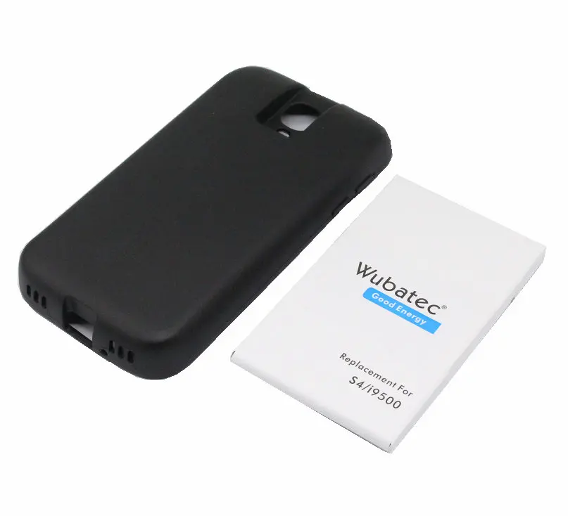 Wubatec 1x7500 мА/ч, S4 NFC Расширенный Батарея для samsung Galaxy S 4 I9500 I9502 I9505 I9508 i337 i545 S4 Активный i9295+ ТПУ чехол