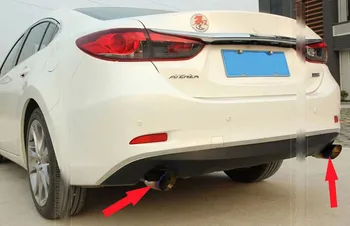 

2 PCS Chrome Stainless Steel Exhaust Tip for Mazda 6 ATENZA 2014