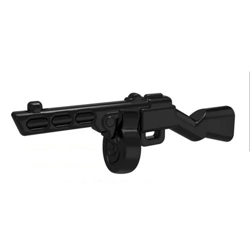 10 шт. ППШ пулемет оригинальные блоки Обучающие игрушки Swat полицейские военные оружие пистолет Модель город аксессуары Мини фигурки