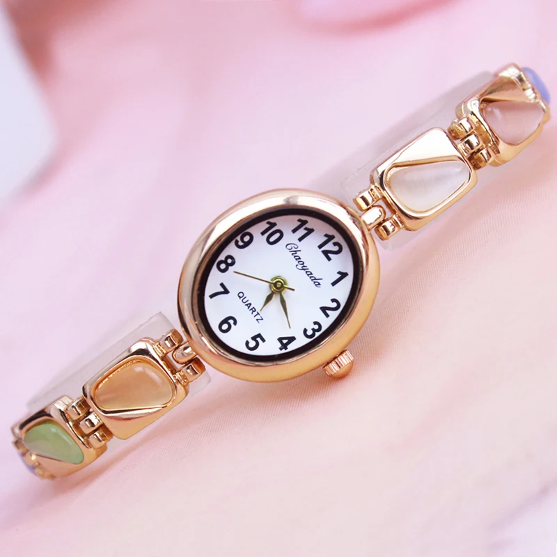2018 cyd women girls oval quartz bracelet watches ladies fashion