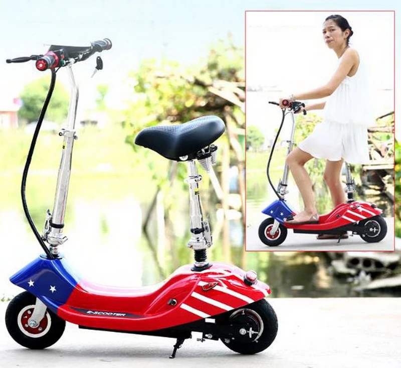 Excellent 261026/Electric bicycle / electric scooter / adult student portable two rounds/Scrub pedal/Ladies mini folding electric car / 13