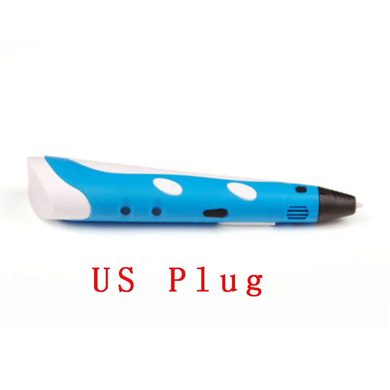 Centechia 3d Ручка 3d ручки abs 1,75 мм PLA нити 3d печатная ручка 3d Ручка умный ребенок подарок на день рождения граффити pen-3d модель XNC - Цвет: blue
