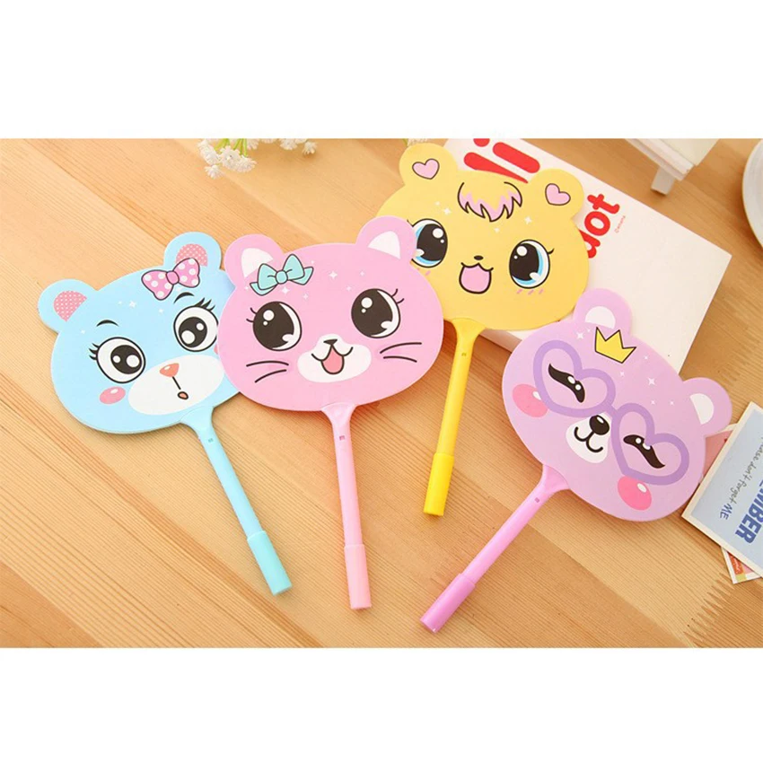 

Animal Ballpoint Pen 0.5mm Blue Ink Fan Shape Ballpoint Pen for Writing Stationery Office & School Pen Logo Can Be Customized