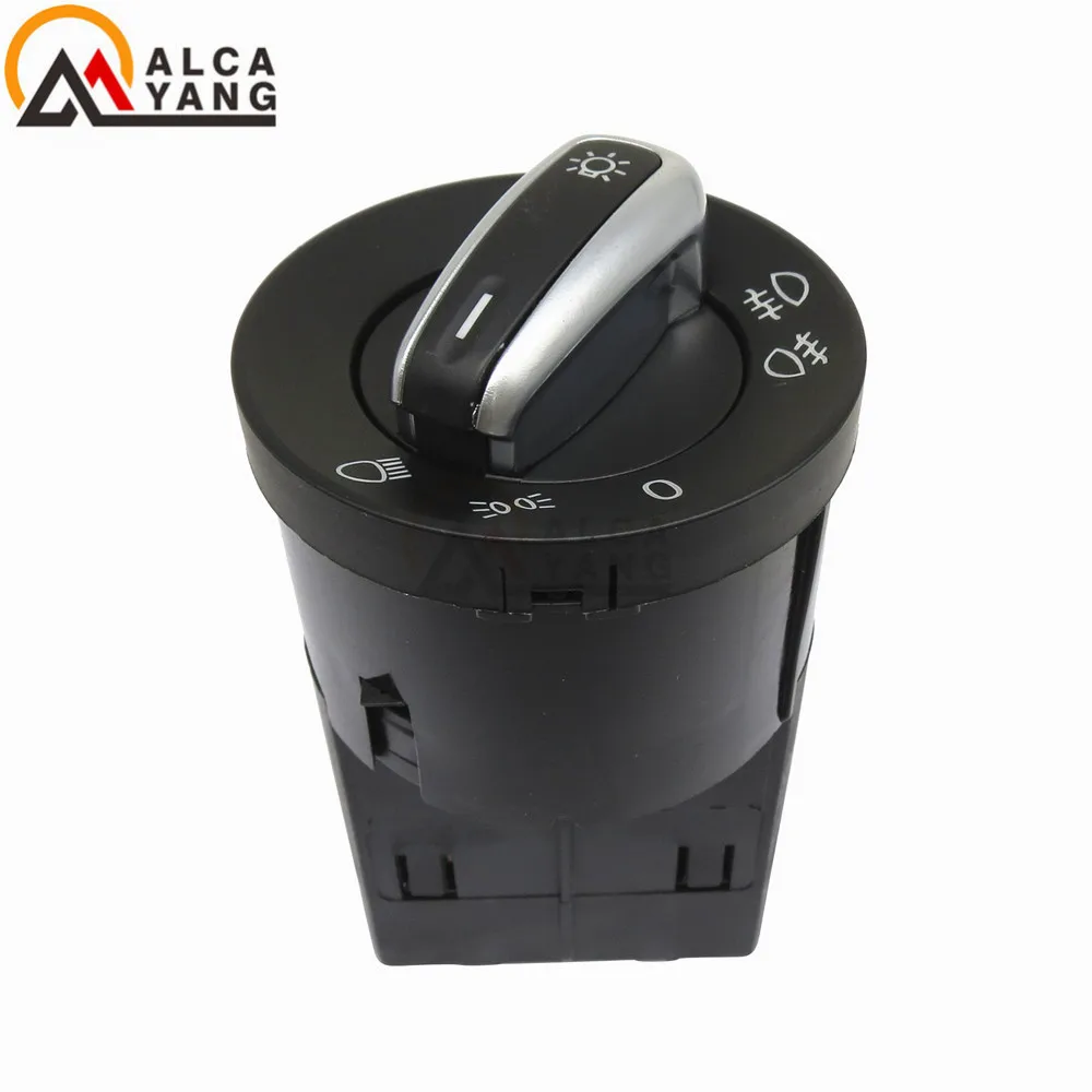 

For V-W Golf MK4 J-etta 4 Bora For Passat B5 Chrome Headlight Switch Fog Head Light Lamp Knob Button