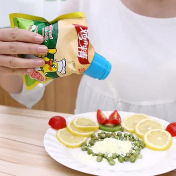 

5pcs! Food preservative sealed Moisture seal bag clip Preserve Sealing Bag Cap Storage Food for Kitchen gadgets