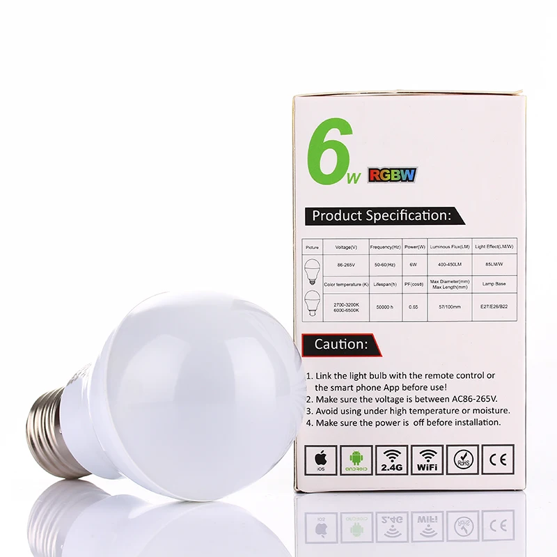 Lâmpadas Led e Tubos color changing led regulável lâmpada Modelo Nº : Fut013