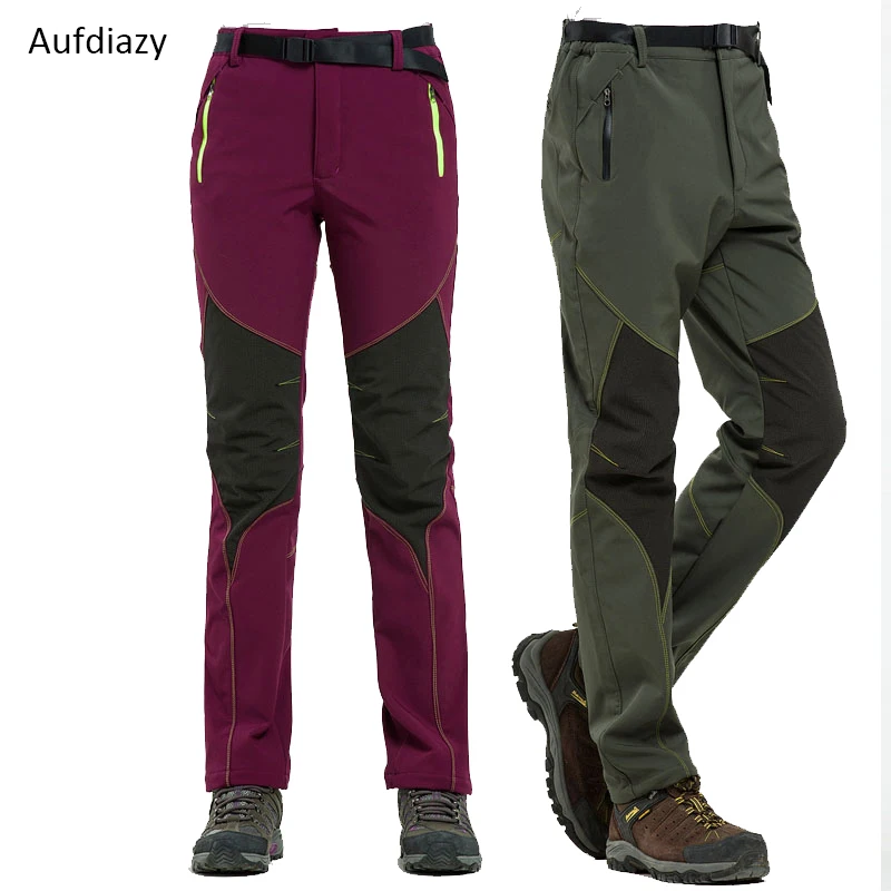Aufdiazy caliente Softshell impermeable pantalones de senderismo de las mujeres de los hombres de deportes al aire libre pantalones de lana pantalones de invierno senderismo escalada pantalones OM025 Aufdiazy caliente Softshell impermeable pantalones de senderismo de las mujeres de los hombres de deportes al aire libre pantalones de lana pantalones de invierno senderismo escalada pantalones OM025