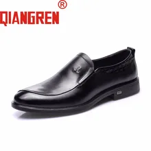 Qiangren Военная Униформа Новое поступление бренд Для Мужчин's Демисезонный Пояса из натуральной кожи Лоферы для женщин повседневная обувь корова Кожаная обувь для отдыха ТПУ подошва