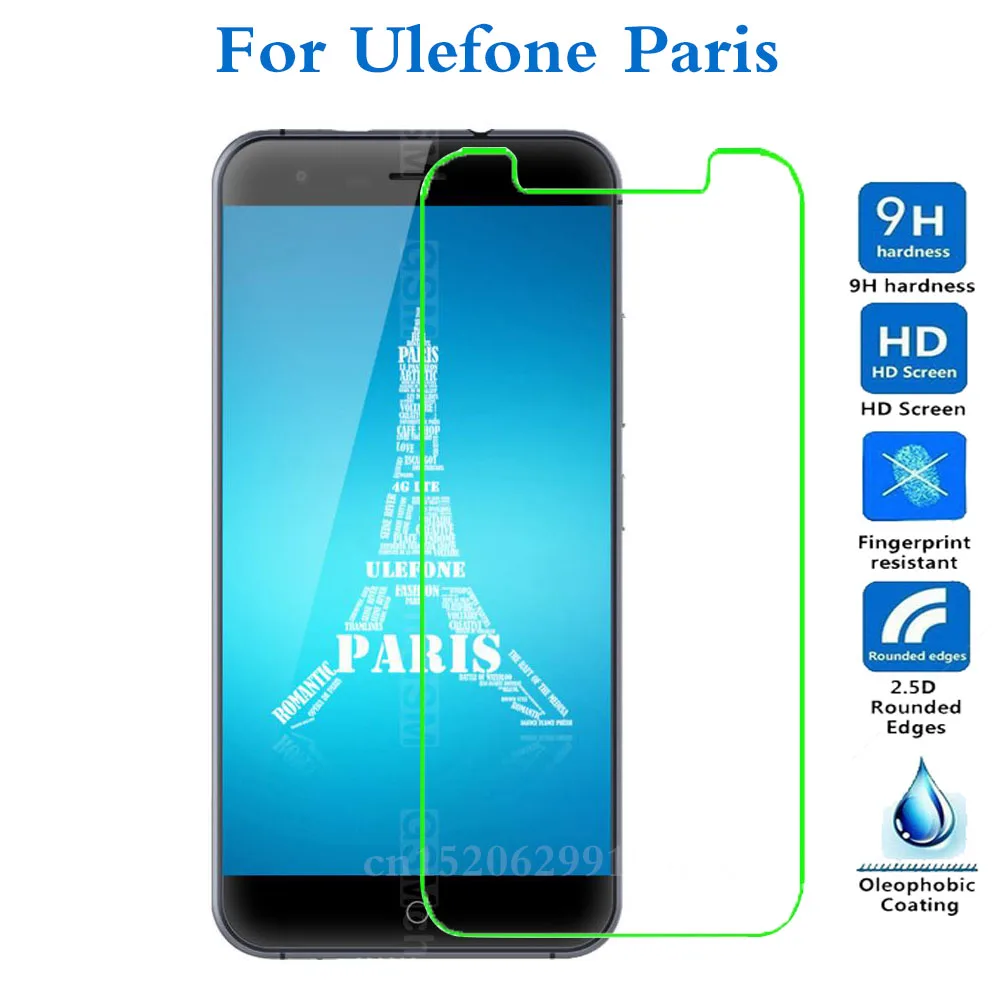 Закаленное стекло для Ulefone Paris Lite прозрачная ударопрочная пленка экрана X