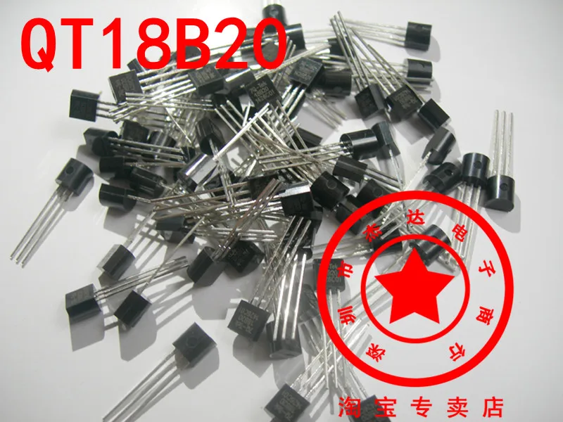 

5pcs/lot Free shipping 18B20 digital   DS18B20 completely replace QT18B20