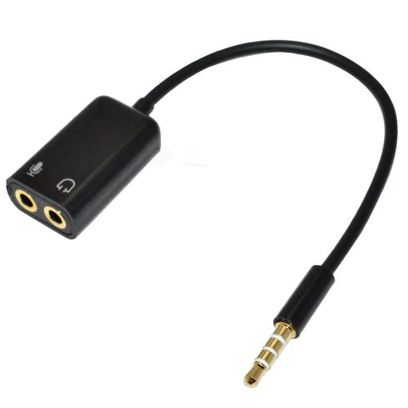 Big Sale 3.5mm Stereo Splitter Audio Male to Earphone Headset