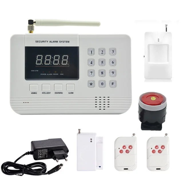 1 Set Home Security 433mhz Sim Gsm Pstn Dual Network Alarm System 1 Set Home Security 433mhz Sim Gsm Pstn Dual Network Alarm System Pir Detector Door Sensor Fire Smoke Anti Burglar