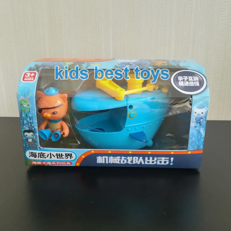 Автомобили Octonauts модель корабля с фигурками стреляющими монетами Детская