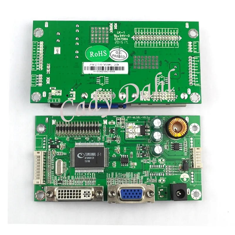 VGA DVI LVDS драйвер монитора Плата контроллера DIY комплект для Raspberry PI 3 1"-47" ips TFT ЖК-дисплей Матрица панель
