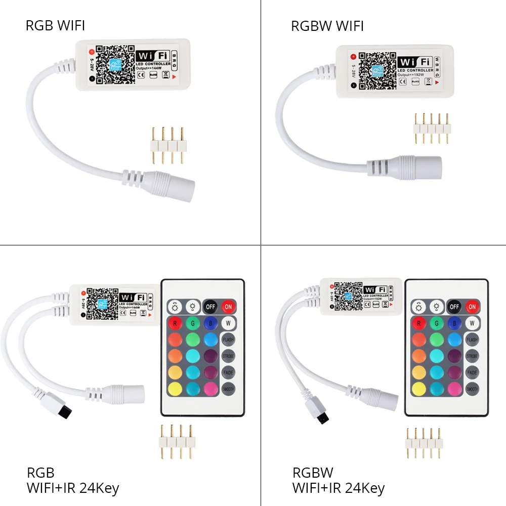 12 В постоянного тока RGB/RGBW/RGBWW Светодиодная лента wifi/Bluetooth RGB RGBW контроллер Светодиодная лента светильник Magic Home 5050 RGB гибкая лента