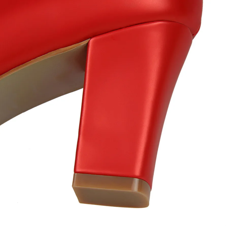 women pumps comfortable thick with high heel 8CM leather temperament shallow mouth pointed hollow out single woman shoes