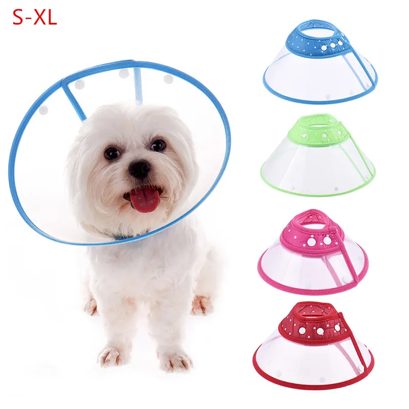 

Cat Dog Collar Neck Cone Recovery Collar Elizabethan Collars For Anti-Bite Lick Surgery Wound Healing Pet Dogs Health Medical