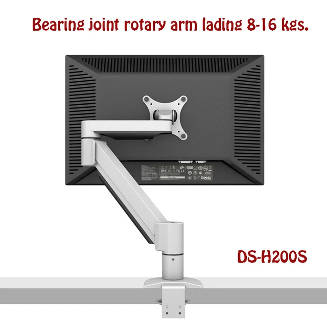 Special Offers Super Long-life Desktop Monitor Mount Bearing Joint Rotary Arm Full Motion 14"-32" LCD LED Monitor Holder Loading 8-16kgs H200S