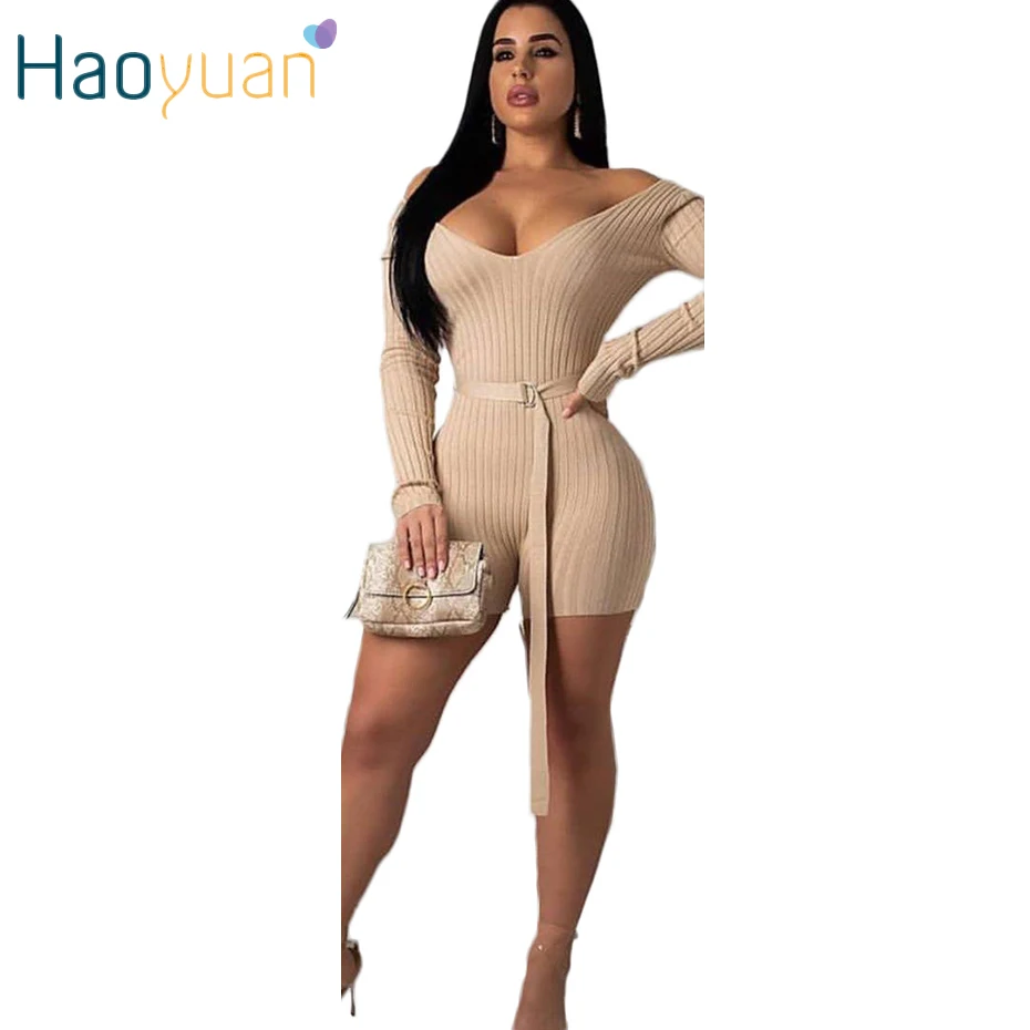 HAOYUAN сексуальное облегающее женское платье легкий костюм с шортами фестиваль