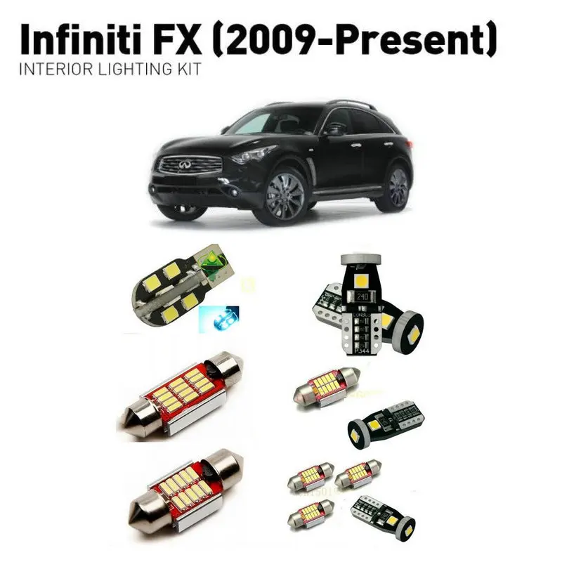 Светодиодные лампы для салона Infiniti fx 2009 + 16 шт. автомобильные Canbus | Автомобили и