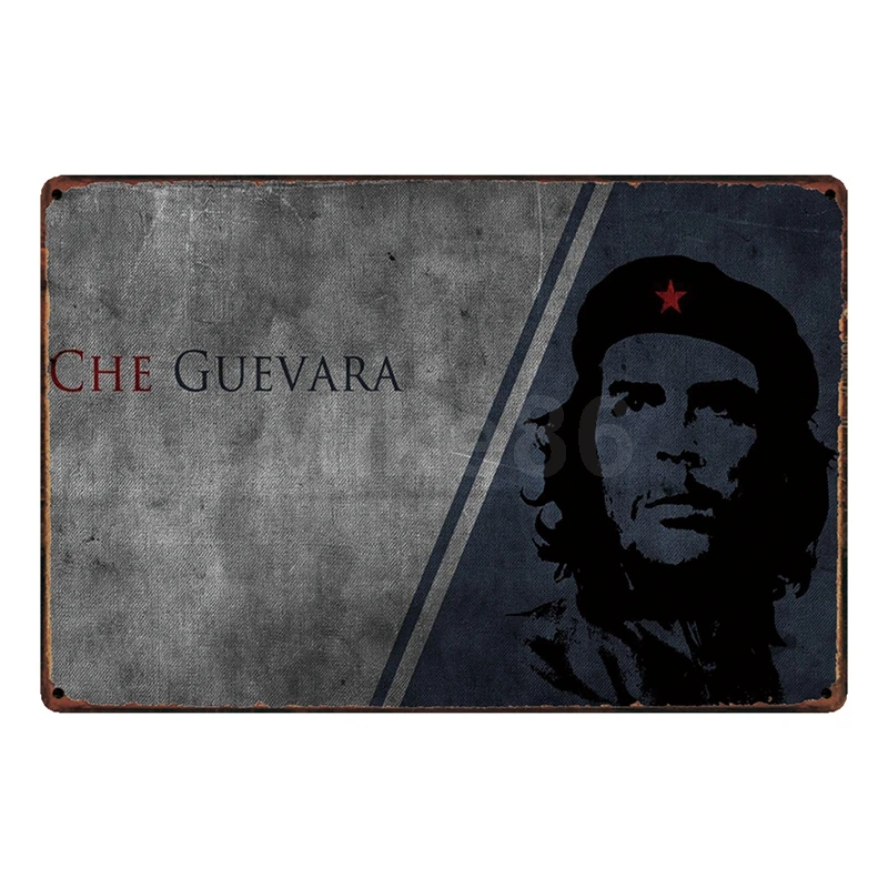 [Mike86] CHE GUEVARA металлический знак художественный настенный фестиваль украшение для паба кафе комнаты клуба вечерние настенная табличка в стиле ретро живопись FG-137 - Цвет: SL 9279