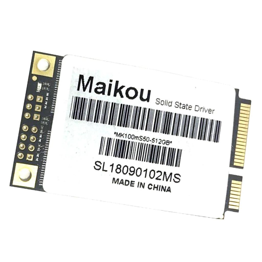 

mSATA 3 Interface SSD Internal Solid State Drive 512GB for PC Laptop Black