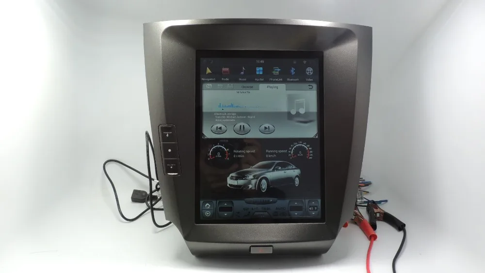 "Yokotron" 10," телса стиль Android автомобильный Радио плеер для Lexus IS250 IS300 IS350 2005-2010