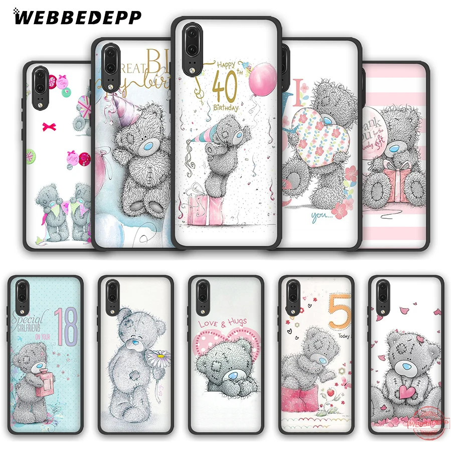 WEBBEDEPP Me To You Bear Style Thin Soft Case for Huawei P8 P9 P10 P20 P30 Lite Pro 2017 2018 2019 Cover | Мобильные телефоны и