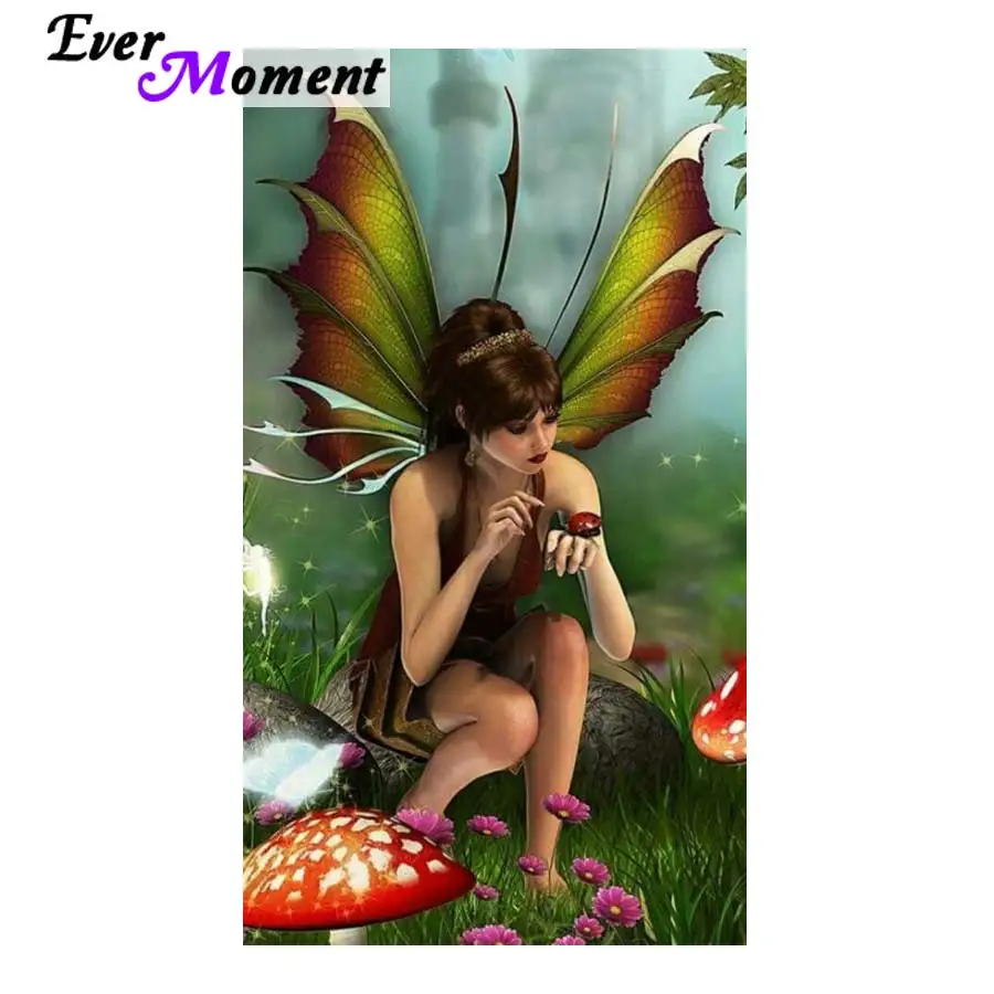 

Ever Moment Diamond Embroidery Diy 5D Fairy Diamond Painting 2018 Full Diamond Painting Strass Square Home Decor Craft ASF883