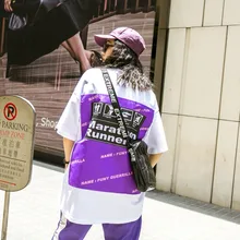 Домашние уличные стильные брендовые Модные Печатные наклейки с буквами оверсайз свободная облегающая футболка с короткими рукавами для мужчин и женщин