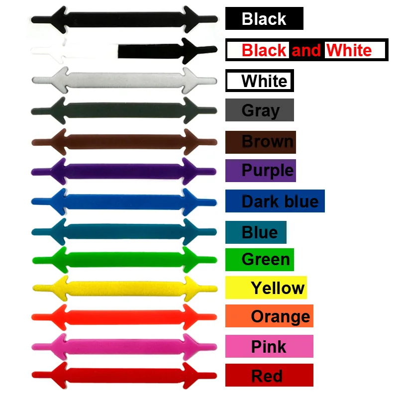 3 Sets 36pcs New Creative Flexible Luminous Creative Silicone Lace No-Tie Shoelaces Fashionable Elastic Trainers Shoe Laces Suit