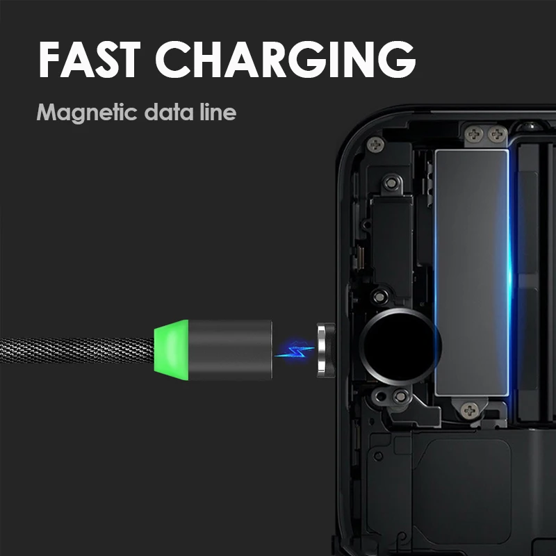 تحلق فوق المغناطيس شاحن كابل مغناطيسي LED المصغّر usb الكابلات 1 متر سريع Chargering ل سامسونج هواوي شاحن هاتف محمول يعمل بنظام تشغيل أندرويد كابلات تحلق فوق المغناطيس شاحن كابل مغناطيسي LED المصغّر usb الكابلات 1 متر سريع Chargering ل سامسونج هواوي شاحن هاتف محمول يعمل بنظام تشغيل أندرويد كابلات