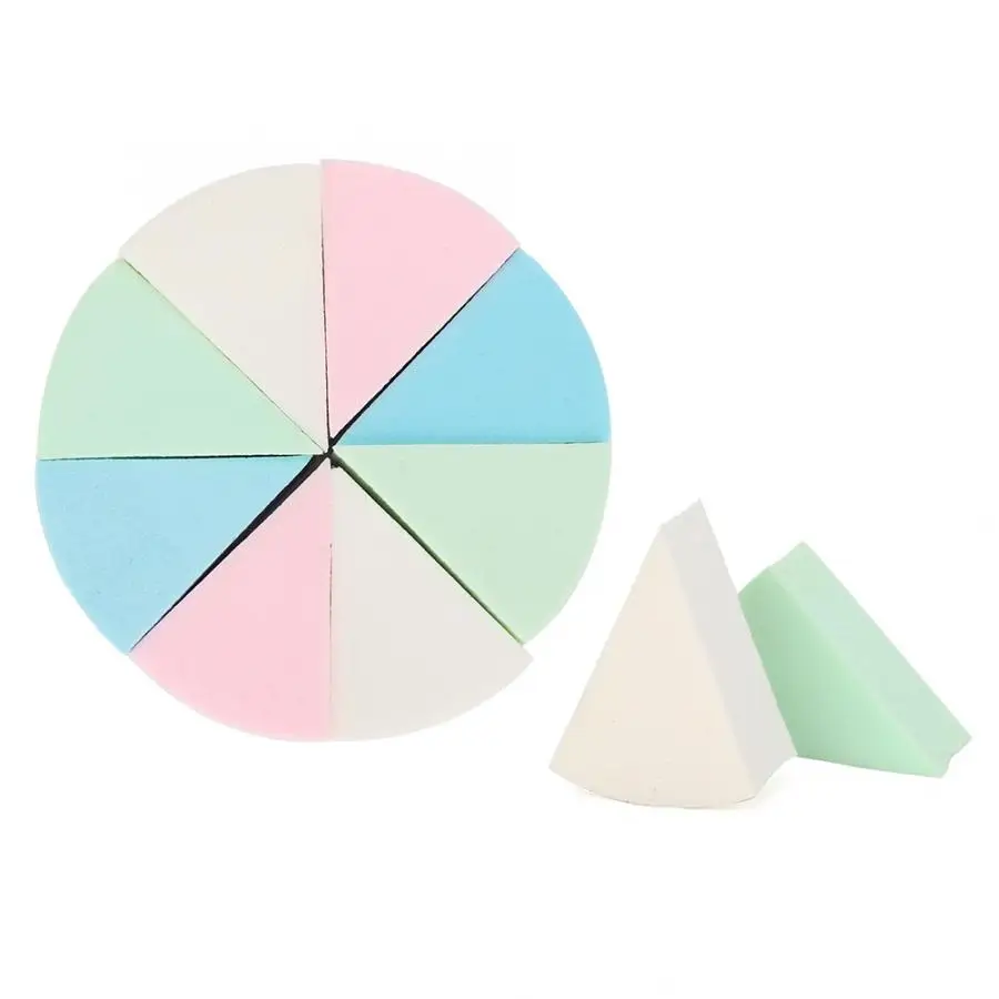 Косметическая губка 8-в-1 для сухой и влажной уборки Применение основа для макияжа косметический порошок косметические спонжи косметика для губ пышная цветная губка