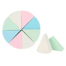 Косметическая губка 8-в-1 для сухой и влажной уборки Применение основа для макияжа косметический порошок косметические спонжи косметика для губ пышная цветная губка