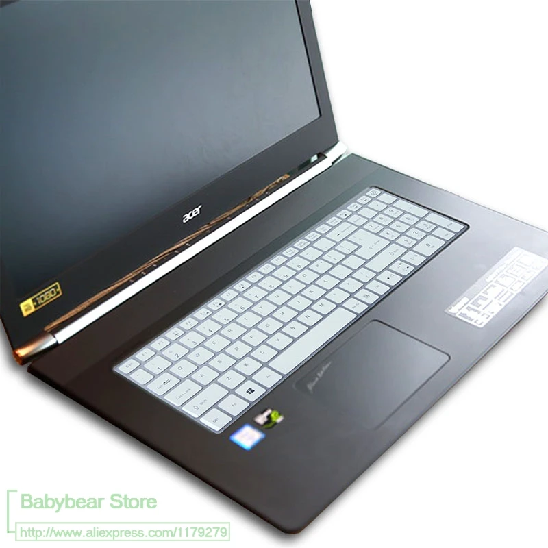 15 6 дюймов силиконовый защитный чехол для клавиатуры Acer Aspire 5 A515 с защитой от