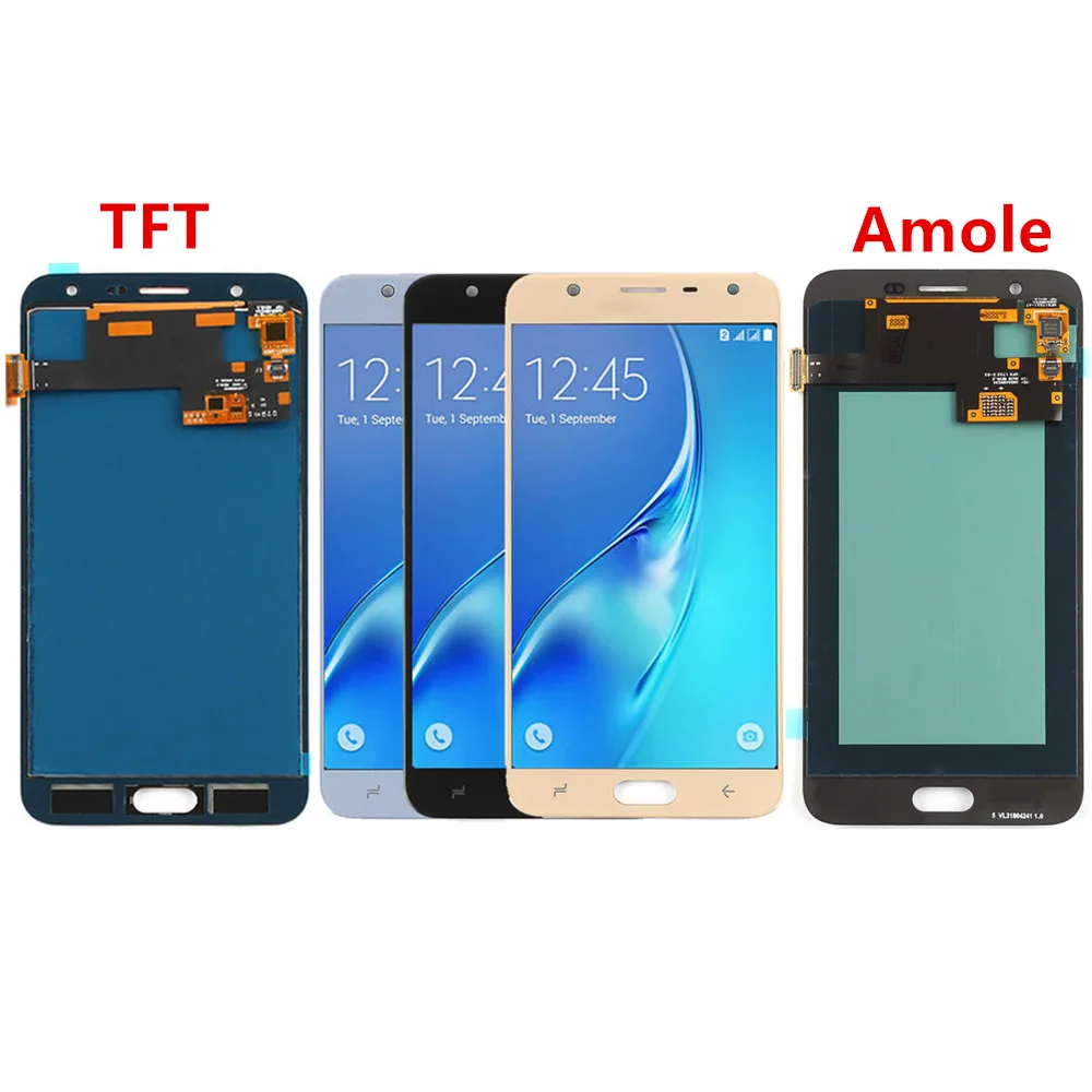 

For Samsung Galaxy J7 Duo SM- J720 J720F J720M LCD Screen and Digitizer Assembly Replacement!(Black/Blue/Gold)