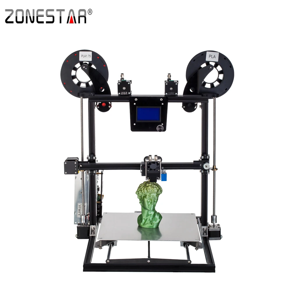 

ZONESTAR Clean Sale Aluminum Metal Large Big Size Fast Assembly Auto Level Laser Engraving Filament Run Out Detect 3d Printer