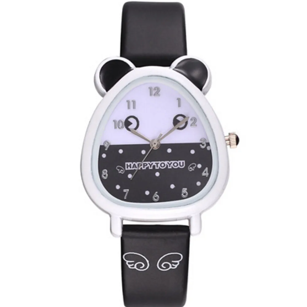 YOLAKO Модные Повседневные детские часы Чудесный дизайн в виде животного для мальчиков и девочек милые кварцевые часы подарок на день