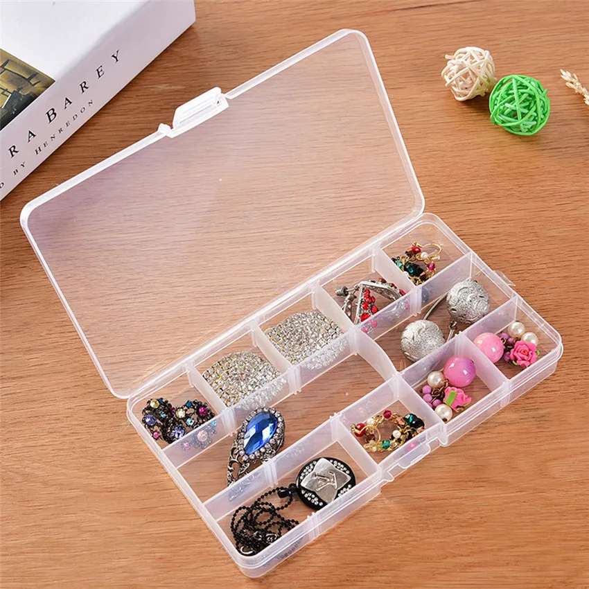 

2018 New Empty Storage Container Box Case for Nail Art Tips Rhinestone Gems Perfect for mini things #0309